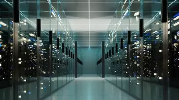 cloud or data center, 3d rendering